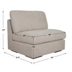 Refuge Sofa, Armless, Sand - Image 10