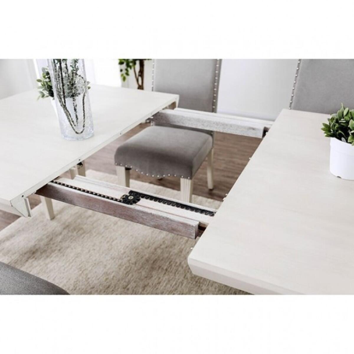 Daniella Dining Table Dining Tables Antique White/Gray 7