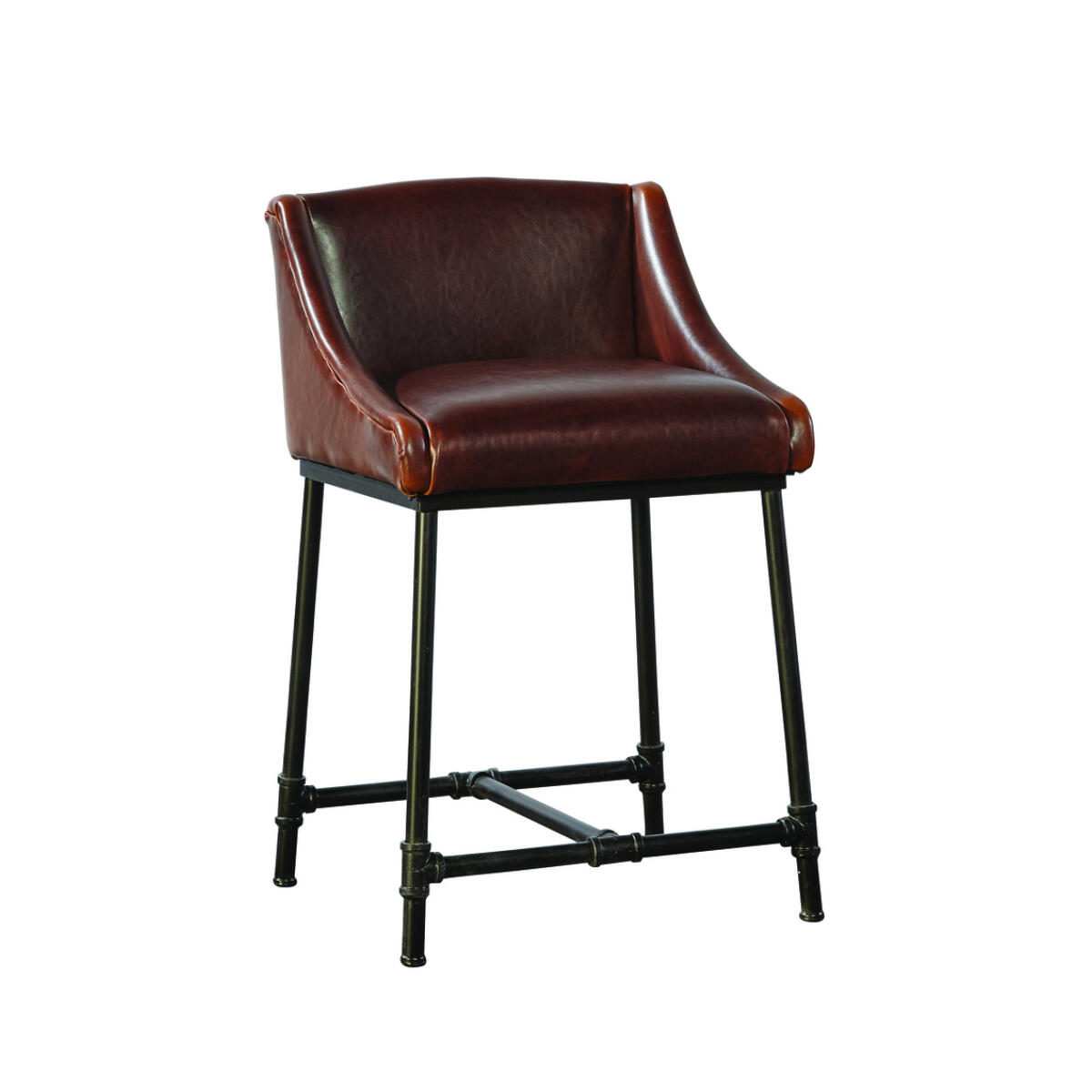 Iron Pipe Counter Stool - Image 2