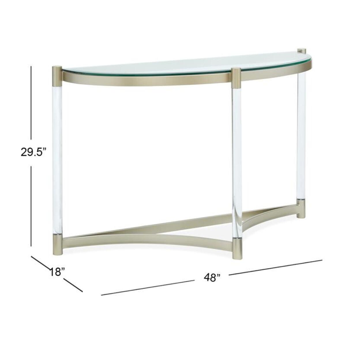 Silas Demilune Sofa Table - Image 9