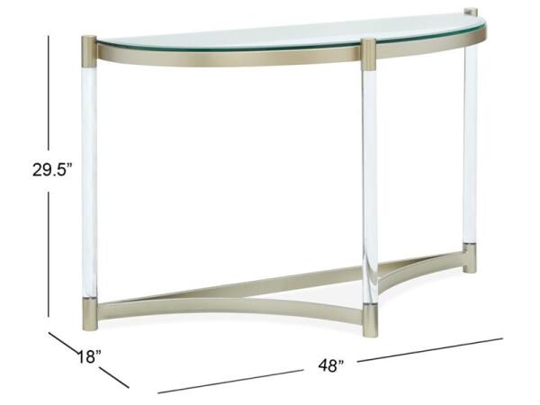 Silas Demilune Sofa Table - Image 9