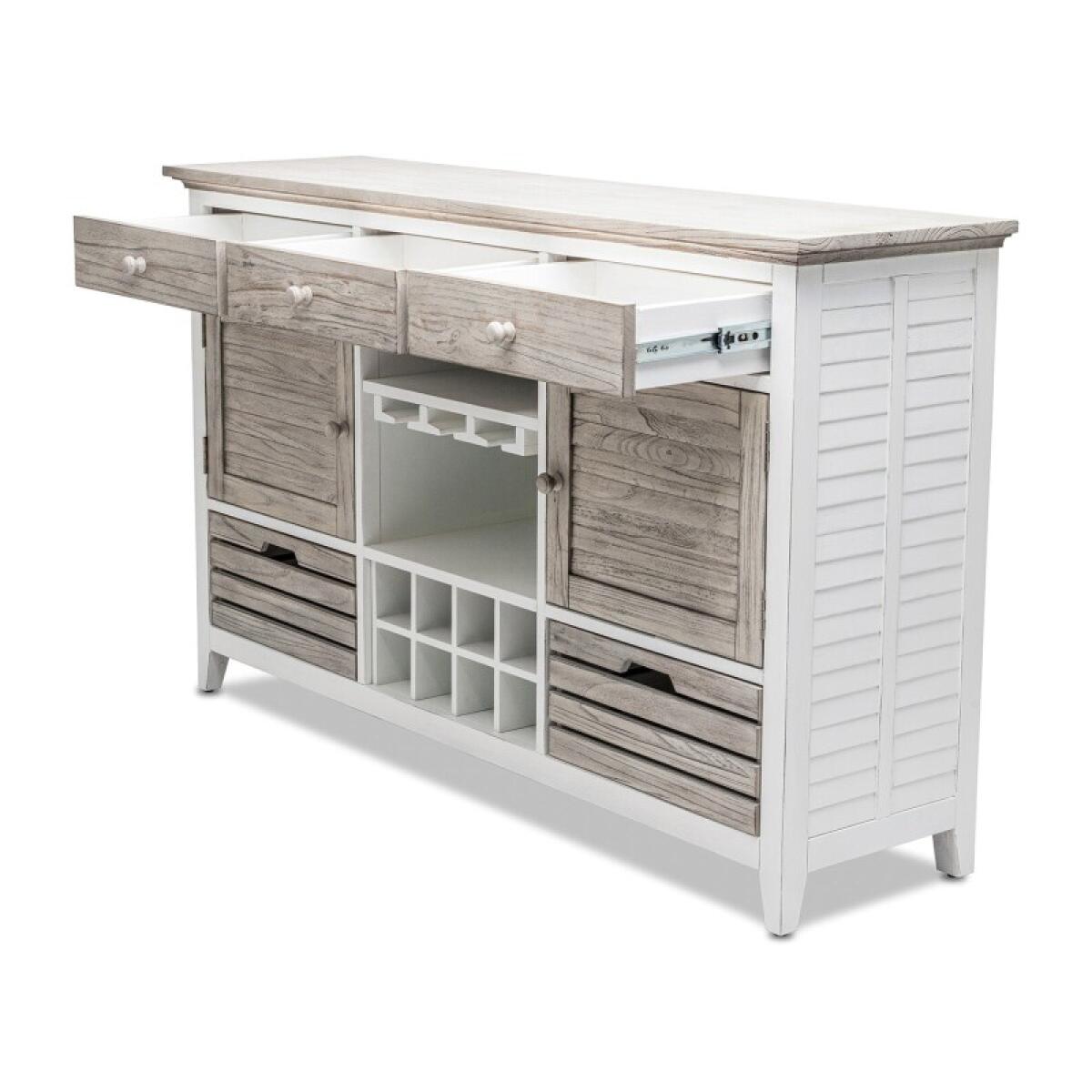 Islamorada Sideboard With Wine Rack Dining Storage Dining Storage 9