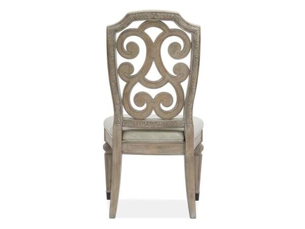 Marisol D5132-62 Side Chair w/Upholstered Seat (2/ctn) - Image 5