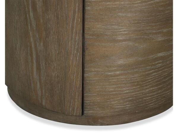 Bosley Lt. Brown Round End Table End tables Brown 17