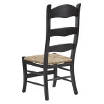 Crawford Ladderback Side Chair Chairs & Benches Black 8