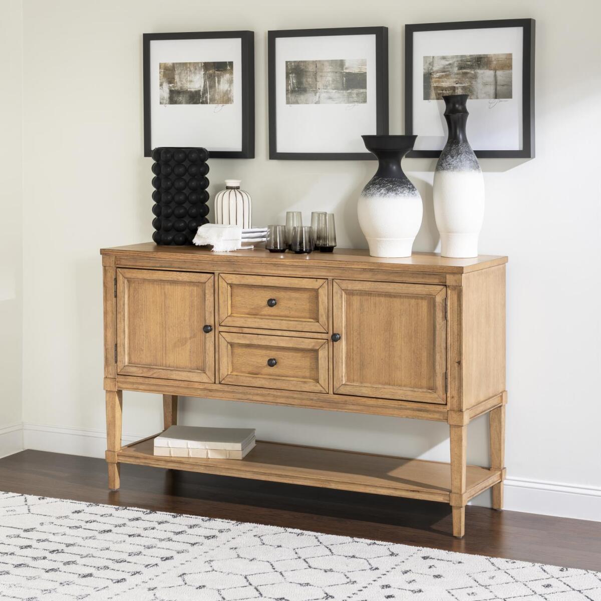 Credenza Dining Storage Cream 6
