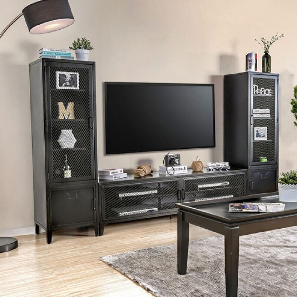 Clonakitty Left Pier Cabinet Entertainment Stands Black 6