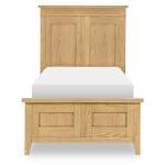 Complete Panel Bed Twin 3/3 Natural Hickory - Image 3