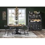 Spindle Back Arm Chair W. Handle Cut Out - Image 5