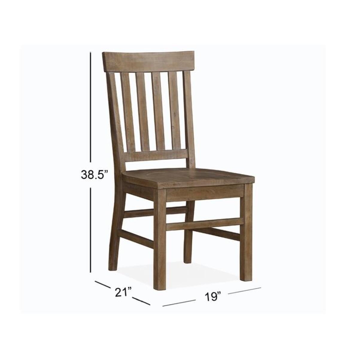 Tinley Park Dining Side Chair (2/ctn) Chairs & Benches Brown 5
