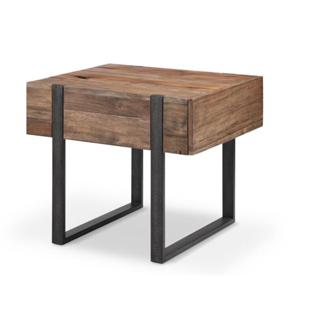 Prescott Rectangular End Table End tables Brown 4