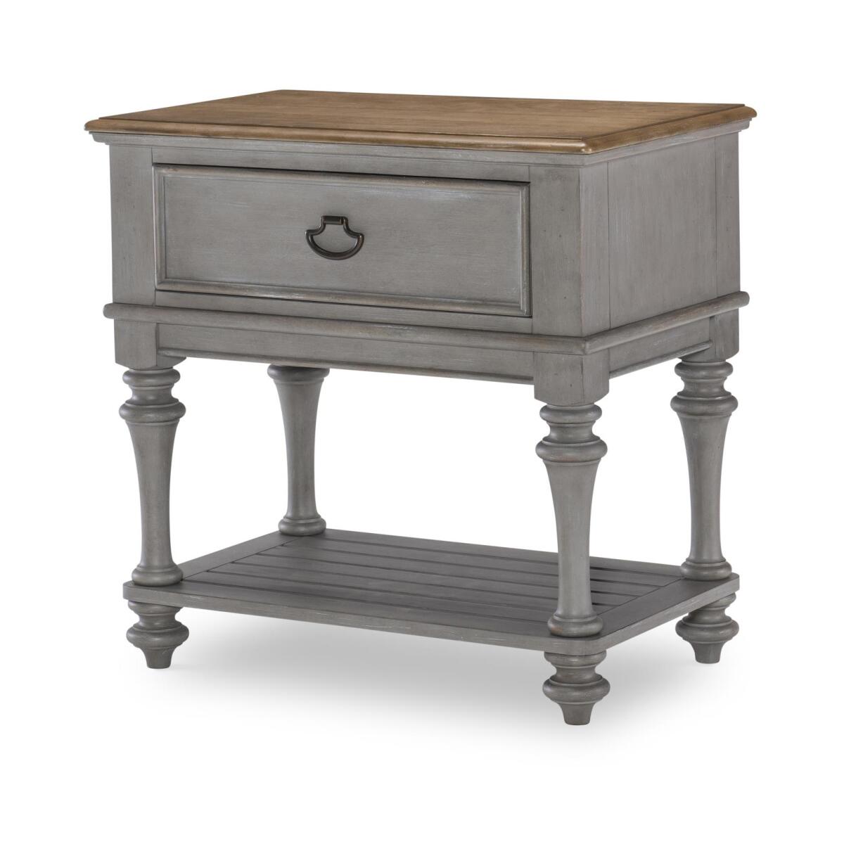 Open Nightstand Nightstands Gray 4