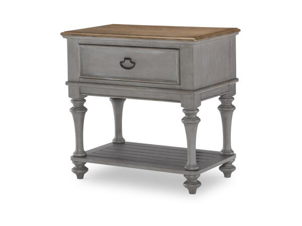 Open Nightstand Nightstands Gray