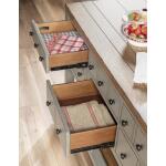 Kitchen Island 6 Drw W/casters - Image 9