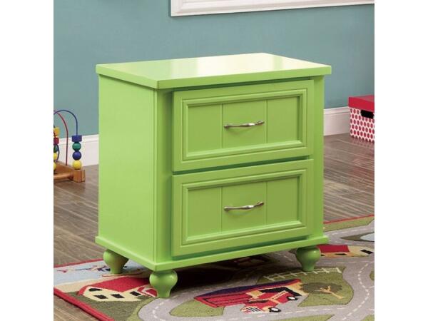Lacey Night Stand Youth Nightstands Apple Green