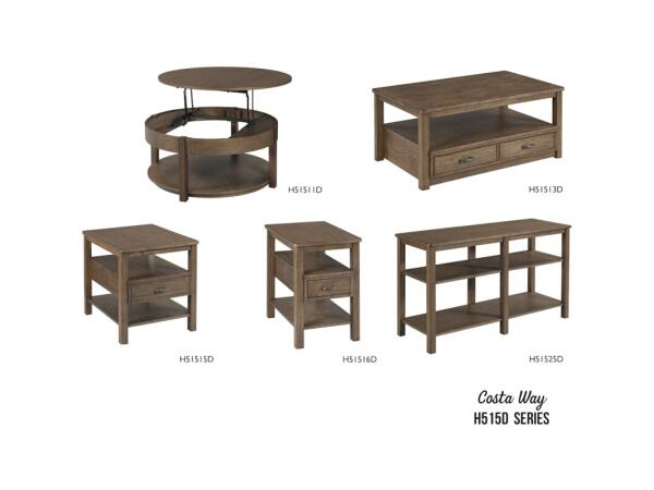 Costa Way Table Sets Brown