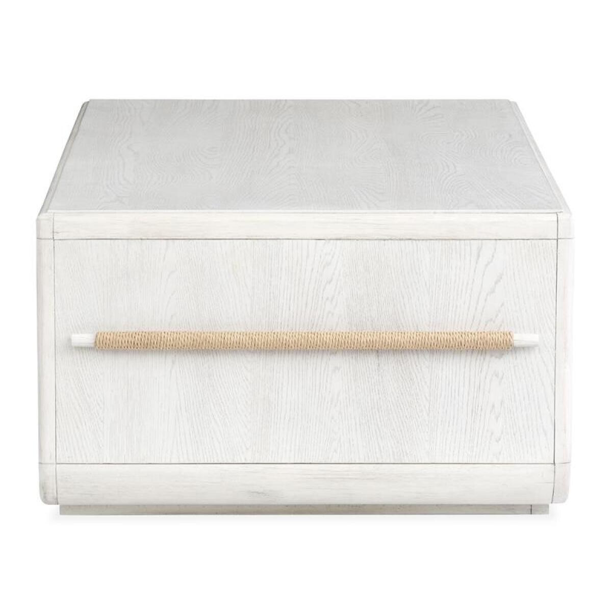 Sunset Cove - White Rectangular Cocktail Table w/Casters - Image 8