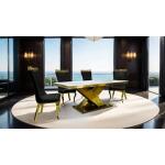 Palazzo Chair, Gold/Black (2/CTN) - Image 3