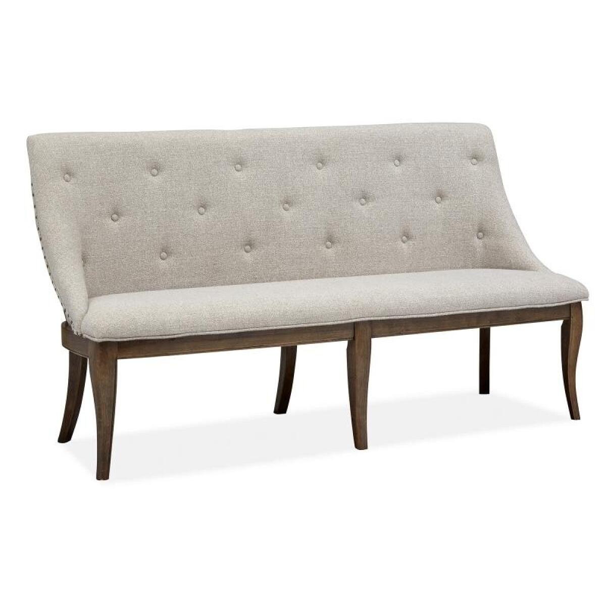 Roxbury D5011-78 Bench w/Upholstered Seat & Back - Image 2