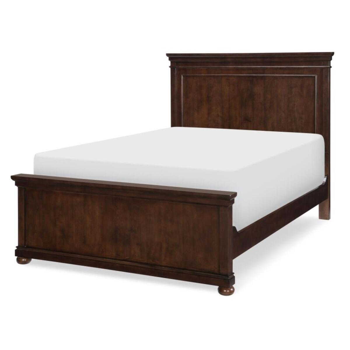 Complete Panel Full Bed Cherry Finish - Image 2