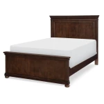 Complete Panel Full Bed Cherry Finish Youth Beds Brown 9