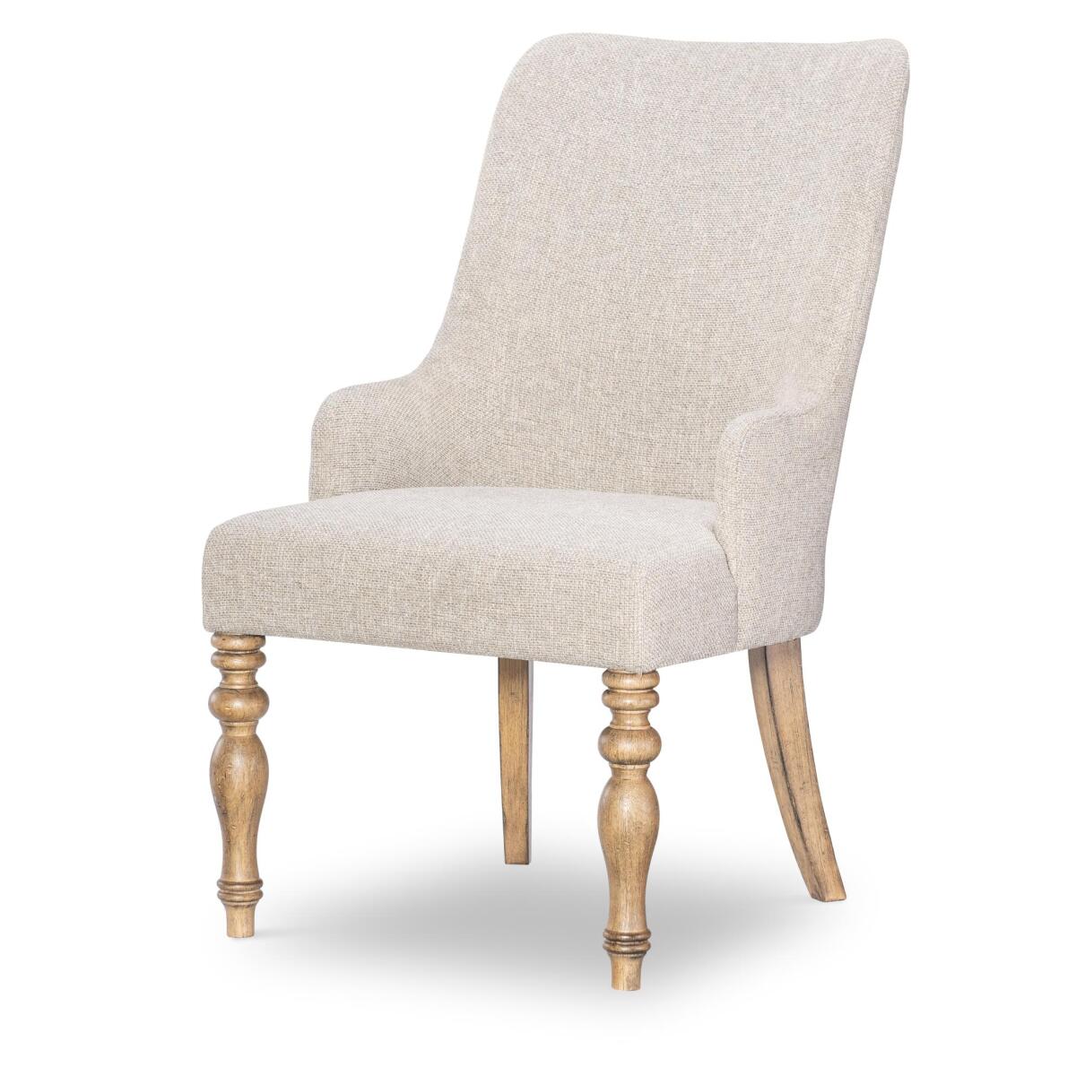 Upholstered Arm Chair Chairs & Benches Barnwood Oak 4