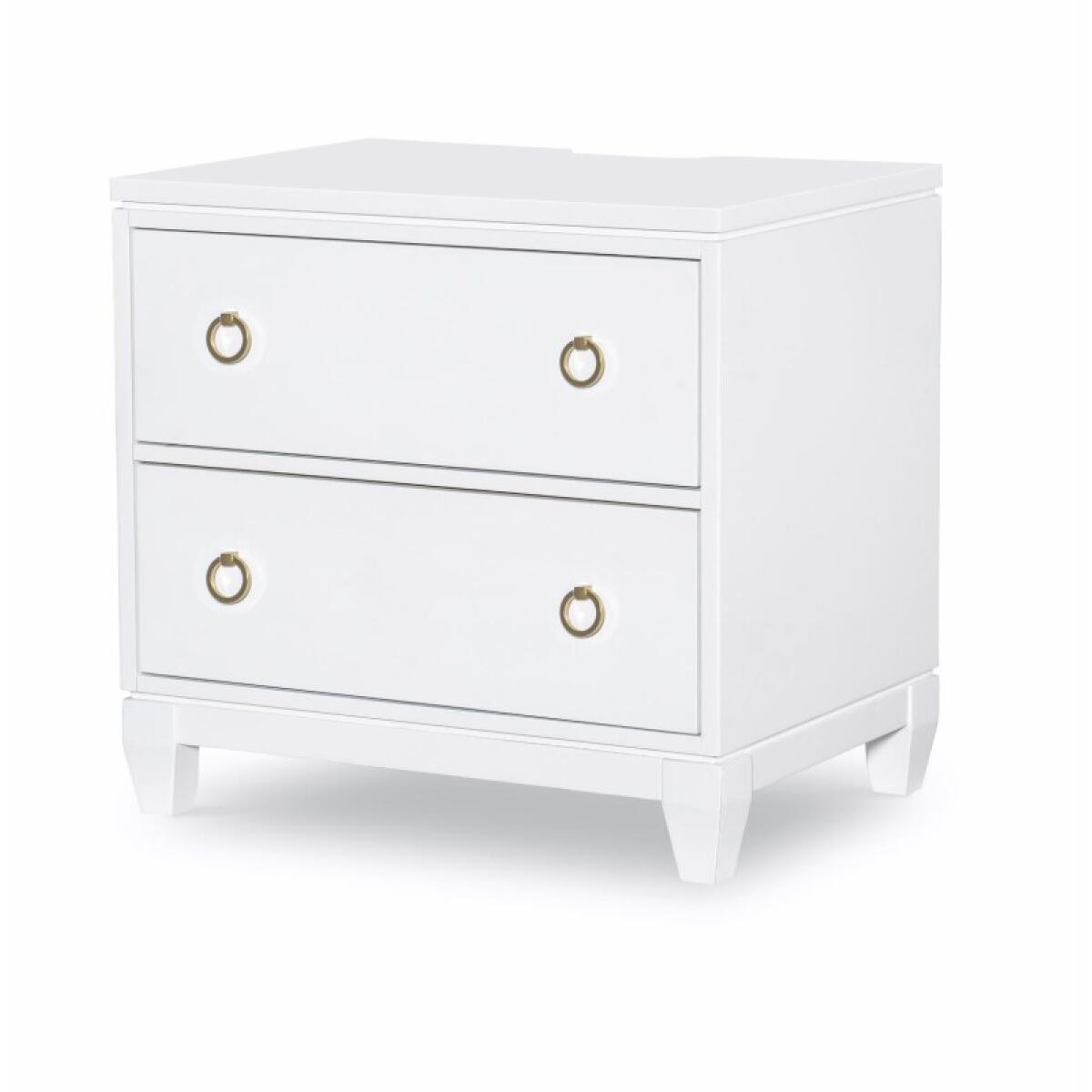 144dfefd9f8ed55b45557ab05cd2ad72 1160 Summerland BR Night Stand White Finish - Image 1