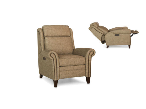 Motorized Reclining Chair / Headrest 730-83 Recliners Brown