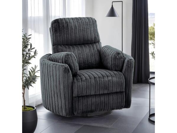 Belper Power Glider Recliner w/ Swivel Recliners Dark Gray