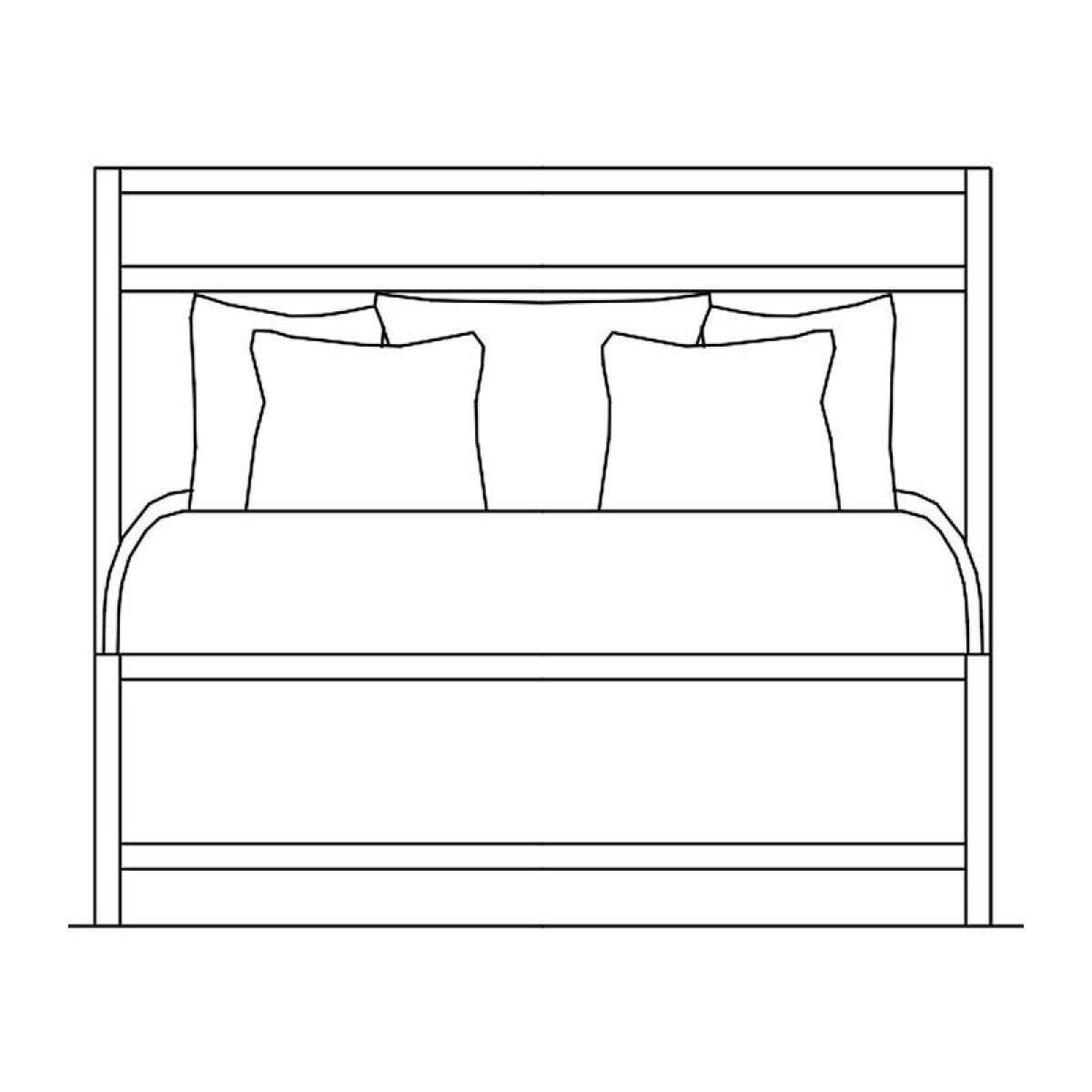 147a89d4c732942e20bb03a615daf3ab Merrifield B5906-98H Wood Full Panel Bed Headboard KD - Image 1