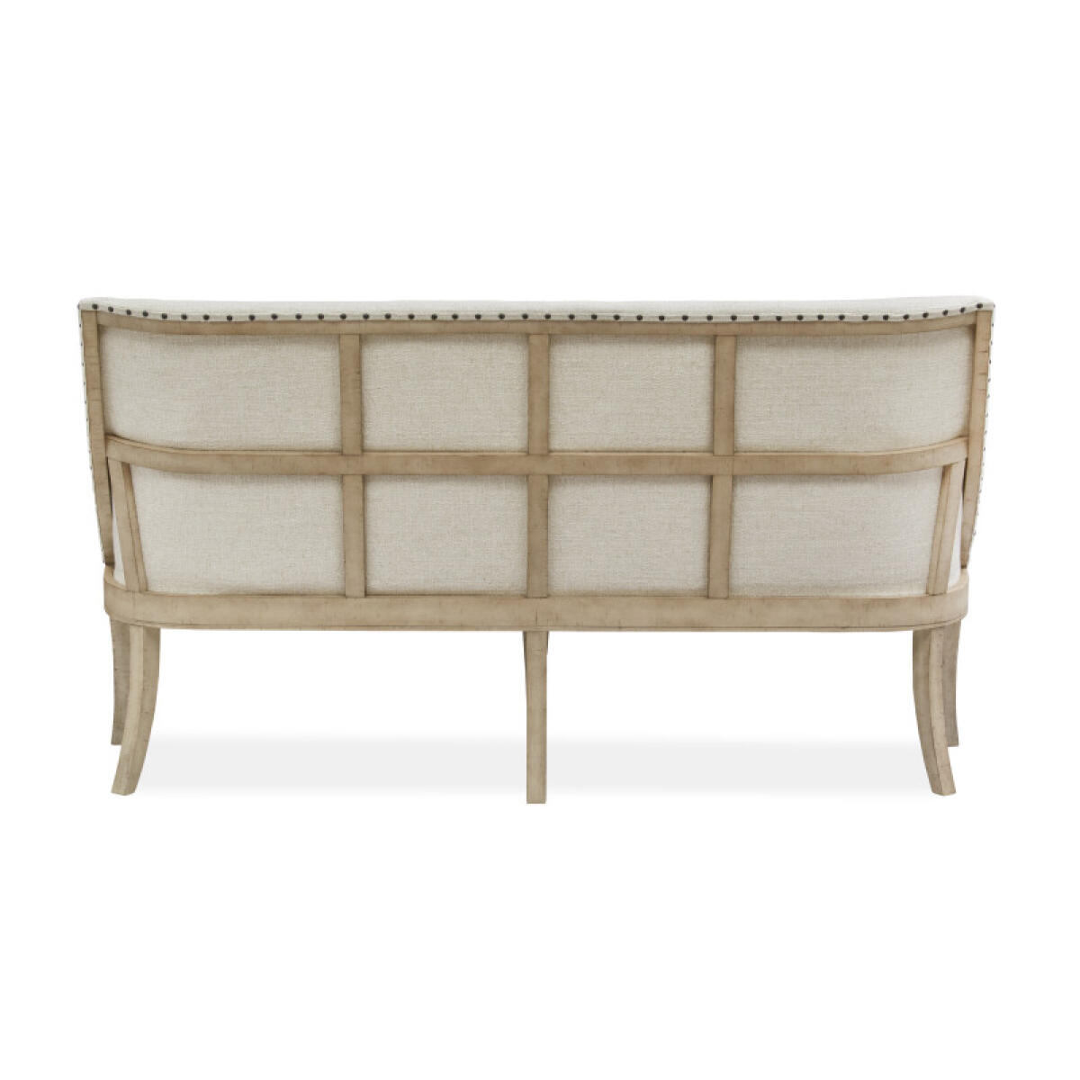 Dining Bench w/Upholstered Seat & Back - Image 4