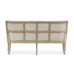 Dining Bench w/Upholstered Seat & Back - Image 4