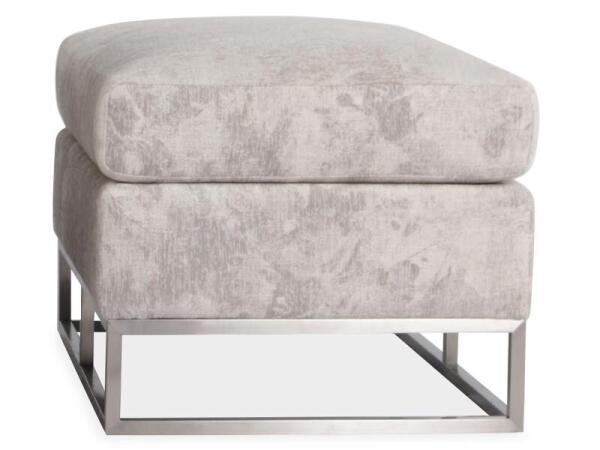 Nicolette Accent Ottoman (Cloud)
