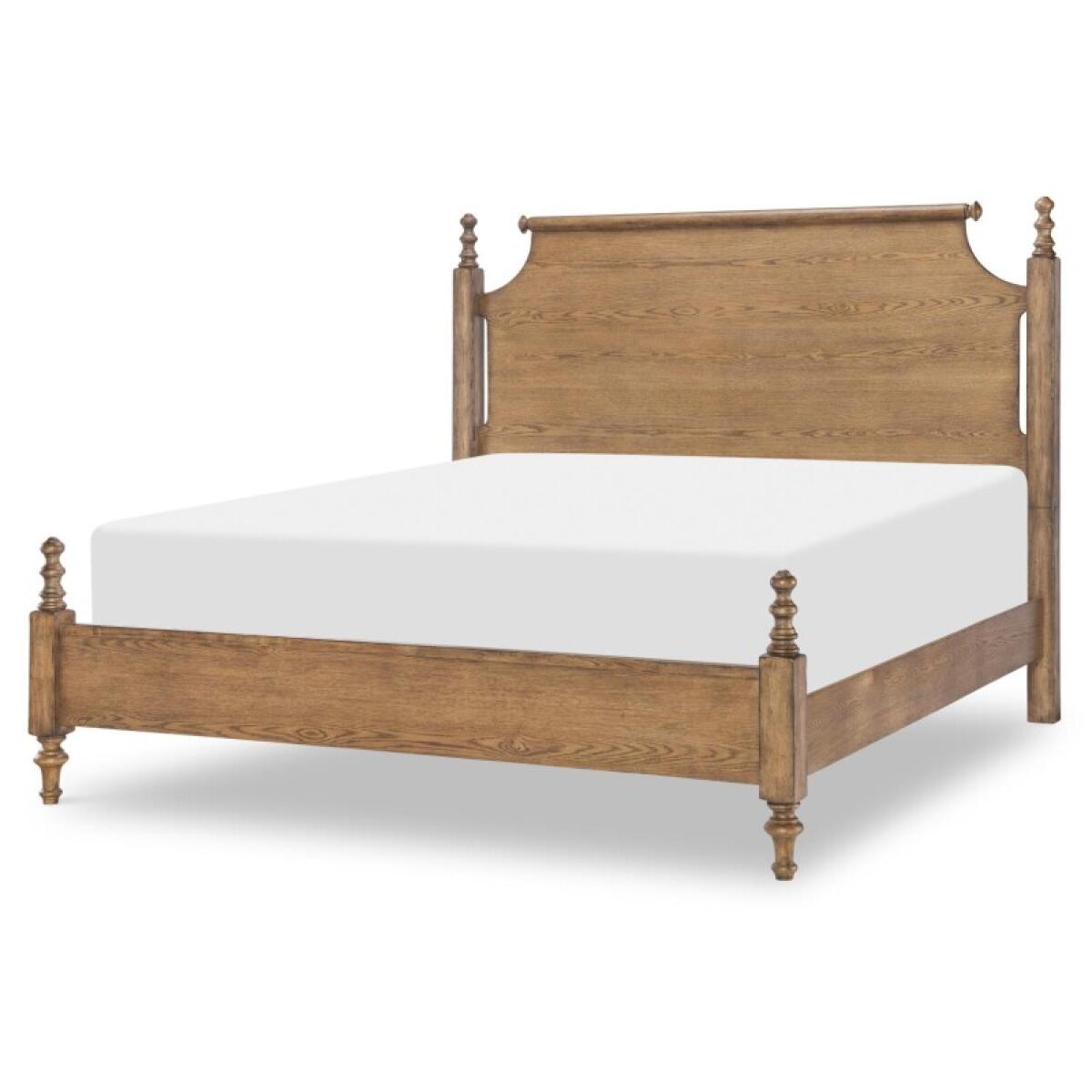 Complete High/low Poster Bed 6/6 King Beds Barnwood Oak 6
