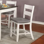 Anadia Counter Ht. Side Chair (2/Ctn) Barstools Antique White/Gray 6