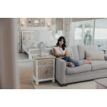 Islamorada 1-drawer / 2-door Electrified Coastal Nightstand - Image 22