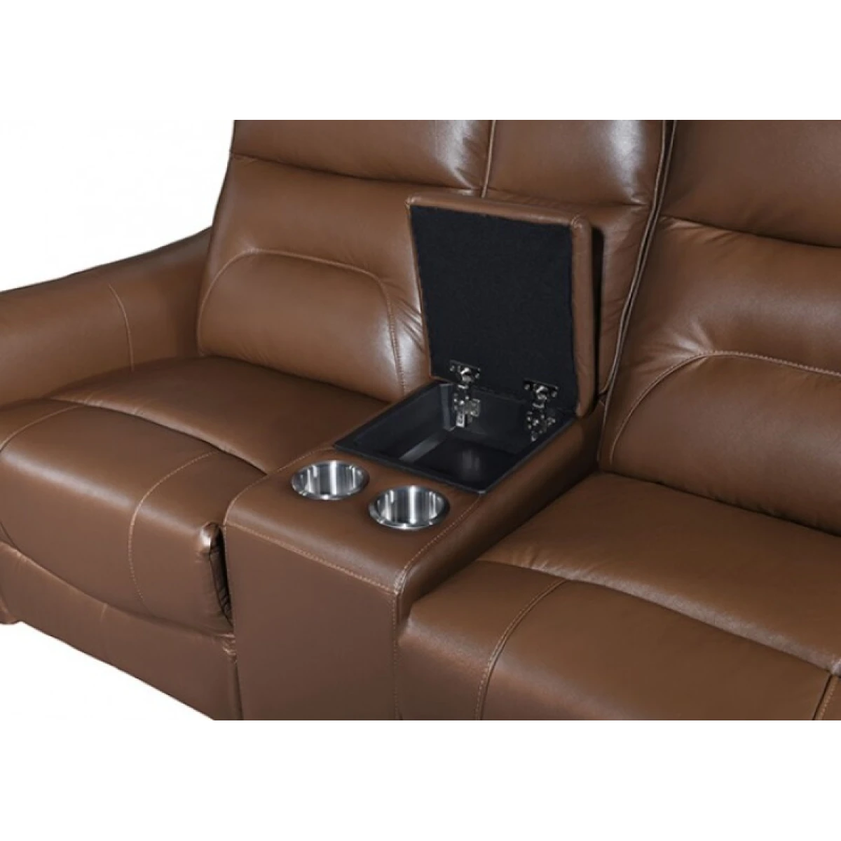 Terentius Power Loveseat Loveseats Brown 6