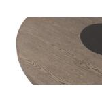 Broager 5 Pc Dining Table Set (White Caster Chairs) Dining Sets Brown 15