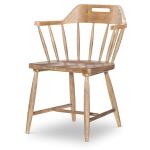 Spindle Back Arm Chair W. Handle Cut Out