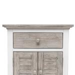 Islamorada 1-drawer / 2-door Electrified Coastal Nightstand - Image 10