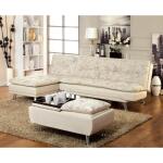 Hauser Chaise Sleeper Sofas Beige 11