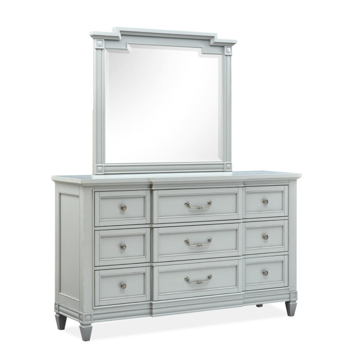 Drawer Dresser with Landscape Mirror Dressers Dressers 5