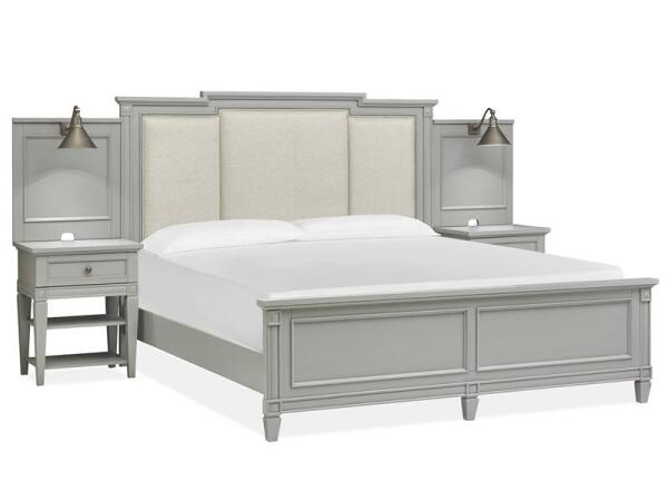 Glenbrook Complete Queen Wall Bed w/Upholstered HB Beds Beds 12