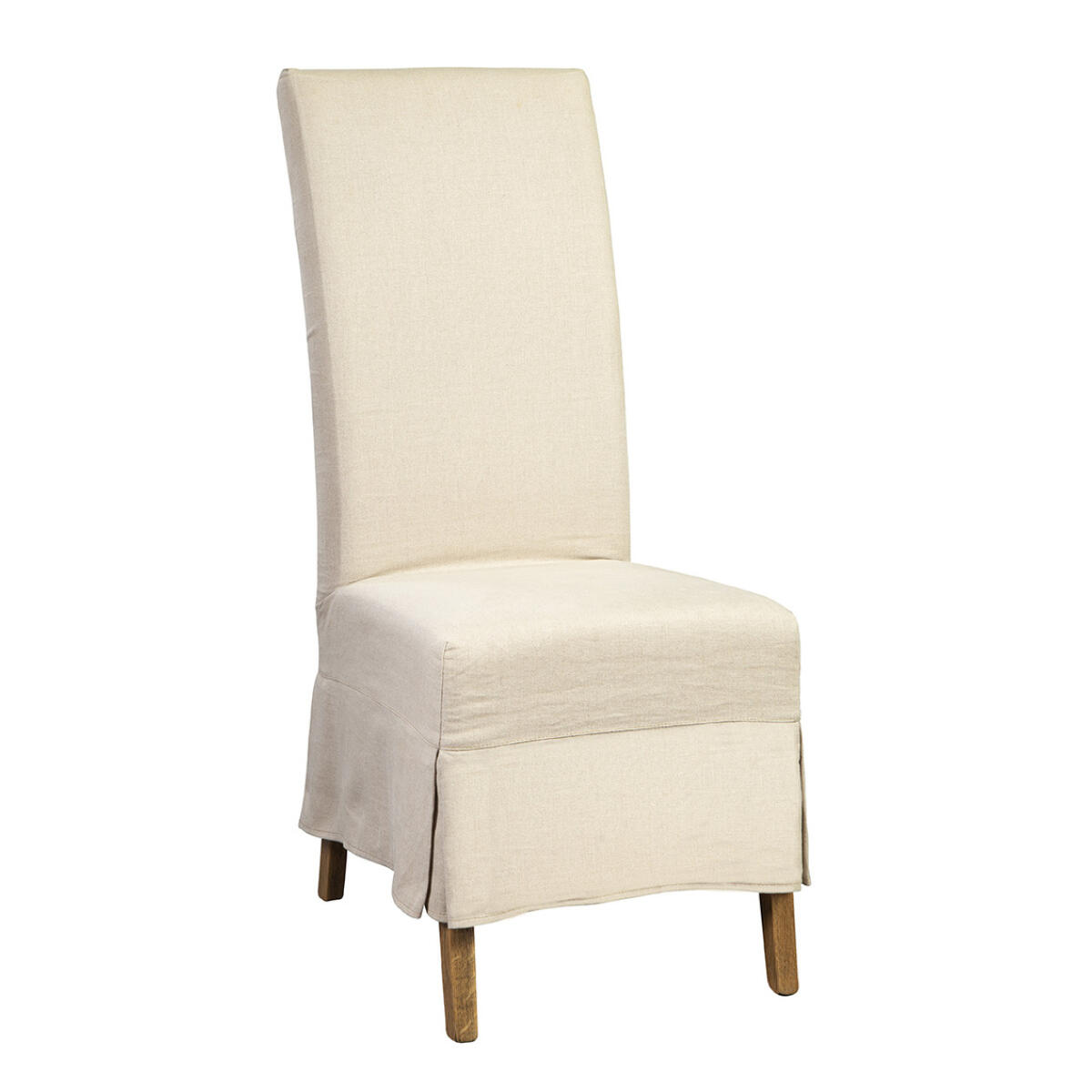Linen Slip Covered Parsons Chair - Image 2