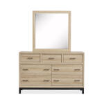 Dresser with Portrait Mirror Dressers Cream 11