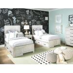 Complete Panel Bed, Twin 3/3 Stone Path Gray Finish Youth Beds Legacy Classic Furniture 14