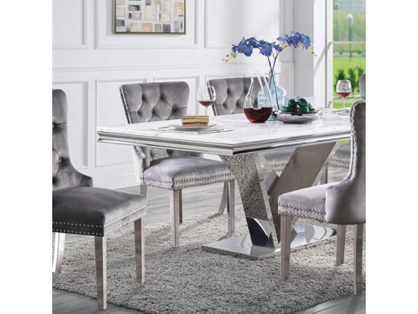 Valdevers 7 Pc Dining Table Set Dining Sets Black