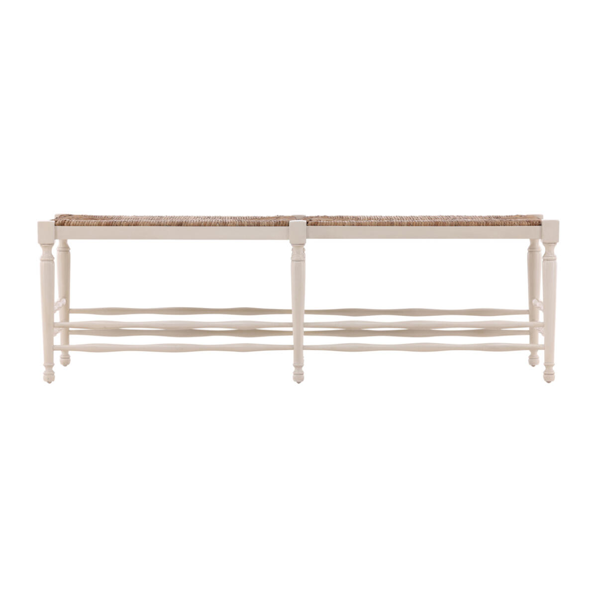 Cream Reed Bench Chairs & Benches Chairs & Benches 6