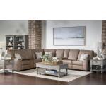 P1 Laf Glider Loveseat With Console, And One 18″ Pillow Loveseats Brown 13