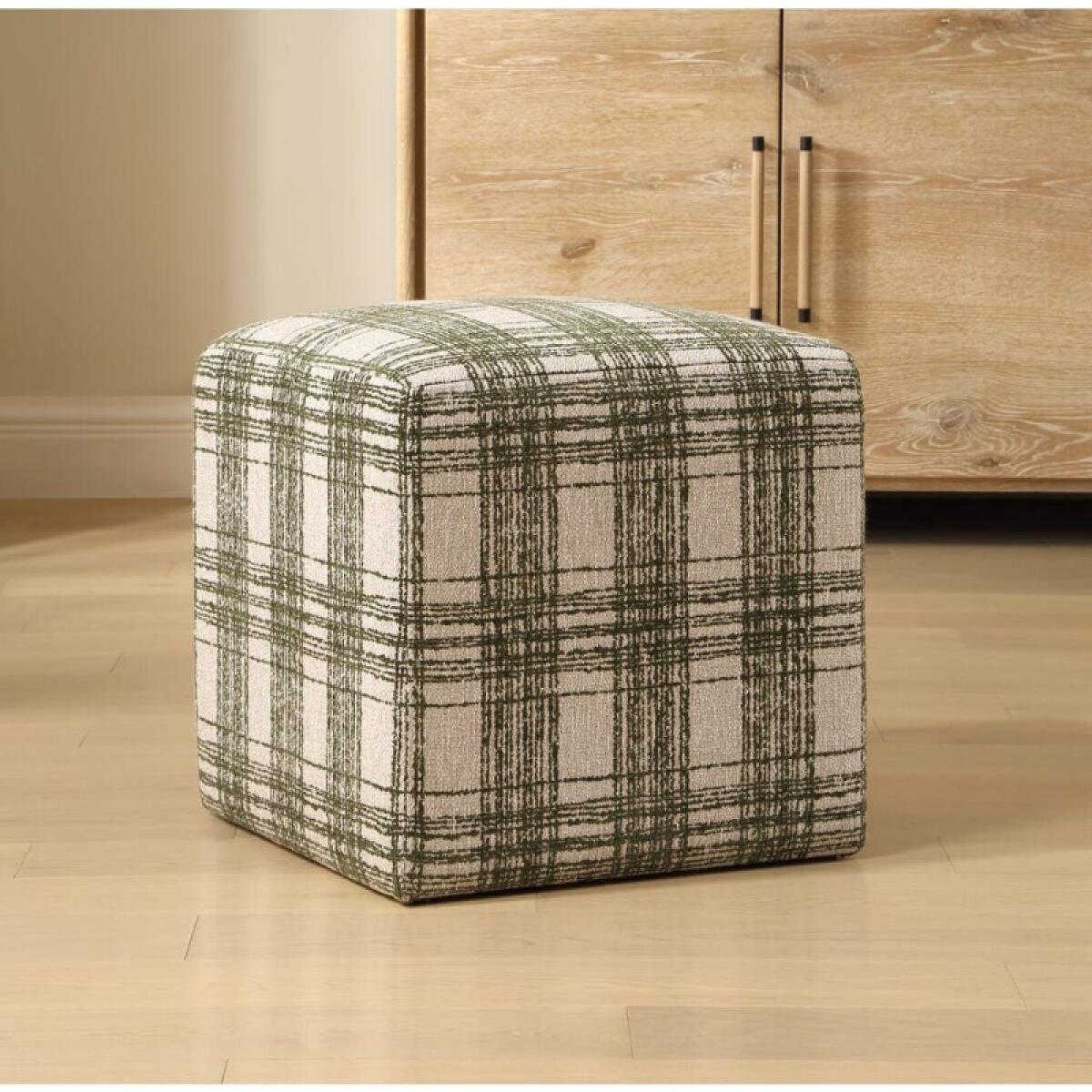 Joie Ottoman, Ireland Plaid - Image 4